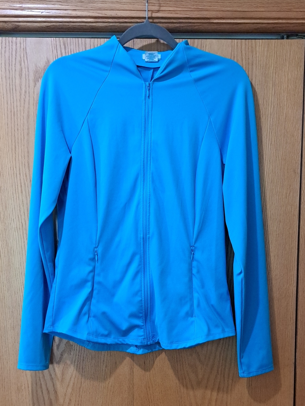 Sigrid Olsen Bright Turquoise Zip-Up Utility Jacket